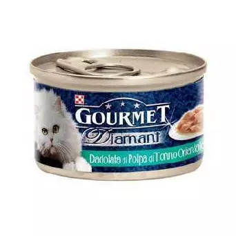 PURINA Gourmet Diamant with Diced Oriental Tuna Pulp 85 gr.