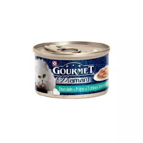 PURINA Gourmet Diamant mit gewürfeltem orientalischem Thunfischmark 85 gr.