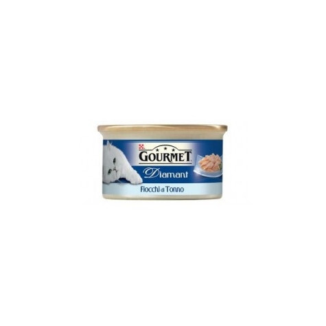 PURINA Gourmet Diamant avec Fiocchi di Thon in Gelee 85 g.