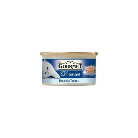 PURINA Gourmet Diamant con Fiocchi di Tonno in Gelee 85 gr. - 