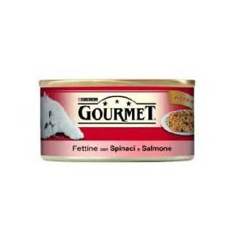 PURINA Gourmet Slices with Spinach and Salmon 195 gr.