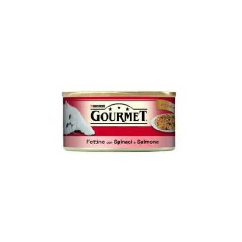 PURINA Gourmet Fettine avec Spinaci et Saumon 195 g.