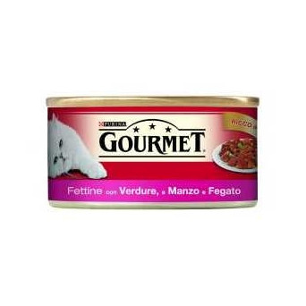 PURINA Gourmet Slices with Vegetables Beef and Liver 195 gr.