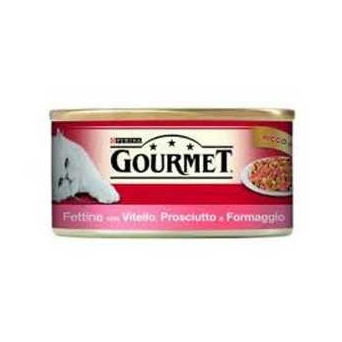 PURINA Gourmet Fettine con Vitello Prosciutto e Formaggio 195 gr. - 