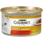 PURINA Gourmet Gold Casserole avec Bœuf et Poulet en sauce di Pomodoro 85 g.