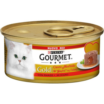 PURINA Gourmet Gold Soft Heart mit Rind 85 gr.
