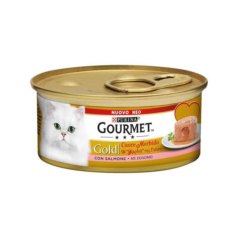 PURINA Gourmet Gold Cœur Fondant avec Saumon 85 g.