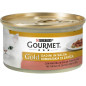 PURINA Gourmet Gold Cubes in Sauce with Duck in Sauce with Olives 85 gr.