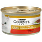 PURINA Gourmet Gold gewürfelt in Sauce mit Rindfleisch 85 gr.