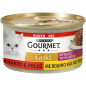 PURINA Gourmet Gold Intrecci di Gusto Poulet et Bœuf 85 g.