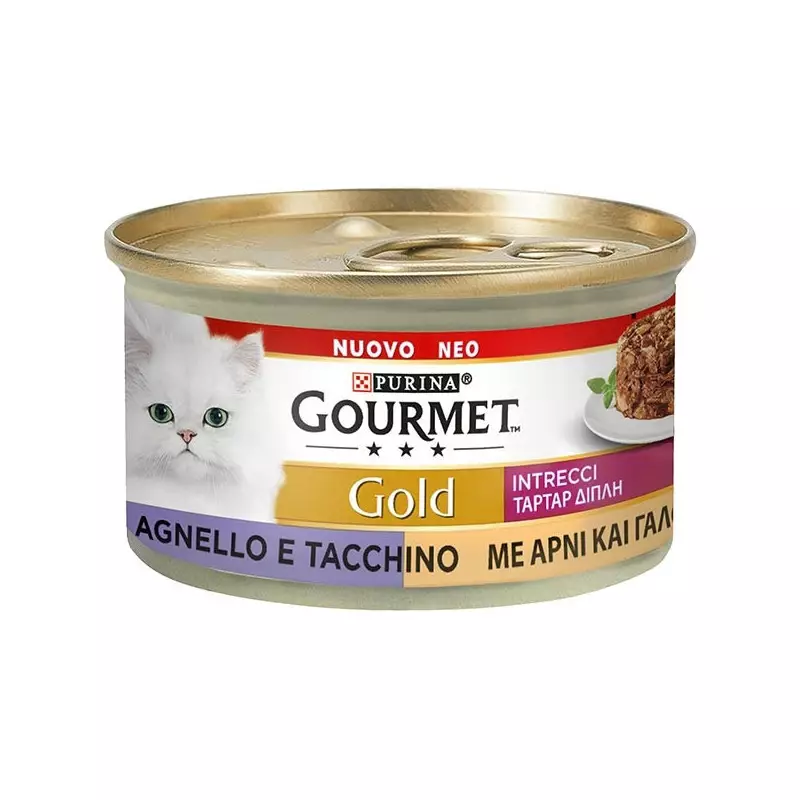 PURINA Gourmet Gold Intrecci di Gusto Tacchino e Agnello 85 gr.