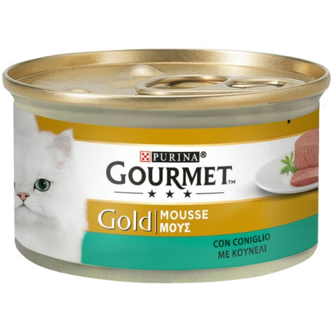 PURINA Gourmet Gold Mousse with Rabbit 85 gr.