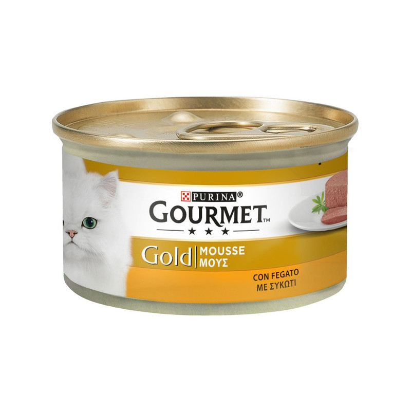 PURINA Gourmet Gold Mousse mit Leber 85 gr.