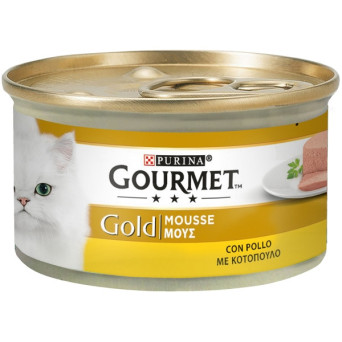 PURINA Gourmet Gold Mousse con Pollo Delicato 85 gr. - 