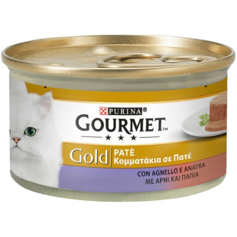 PURINA Gourmet Gold Paté con Anatra e Agnello 85 gr. - 