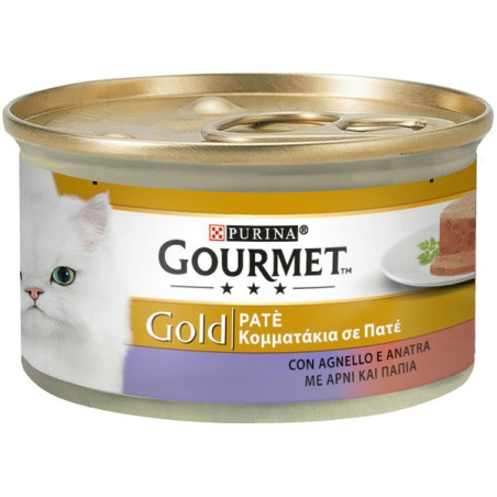 PURINA Gourmet Gold Paté con Anatra e Agnello 85 gr. - 