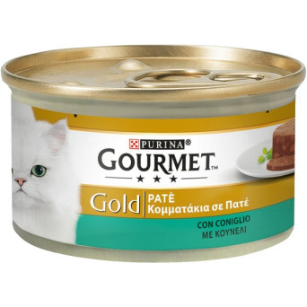 PURINA Gourmet Gold Paté con Coniglio 85 gr. - 