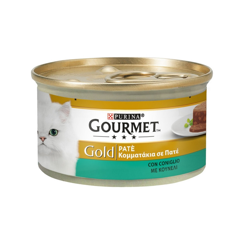 PURINA Gourmet Gold Paté with Rabbit 85 gr.