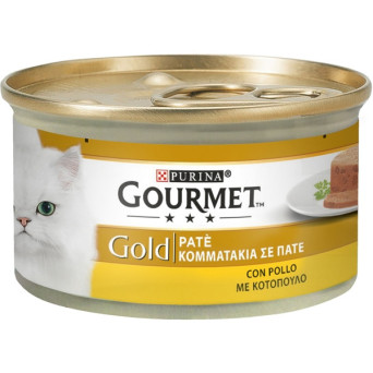 PURINA Gourmet Gold Paté con Pollo 85 gr. - 