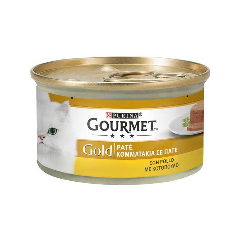 PURINA Gourmet Gold Paté avec Poulet 85 g. PURINA Gourmet Gold Paté avec Poulet 85 g.