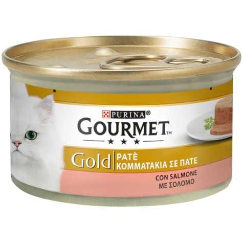 PURINA Gourmet Gold Paté avec Saumon 85 g.