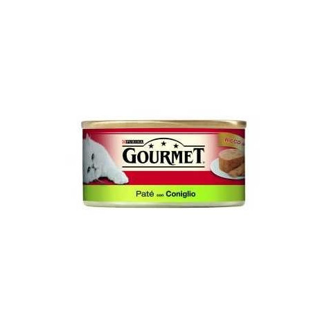 PURINA Gourmet Paté avec Lapin 195 g.