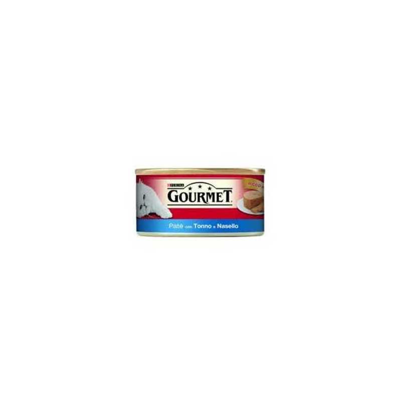 PURINA Gourmet Paté avec Thon et Nasello 195 g. PURINA Gourmet Paté avec Thon et Nasello 195 g.