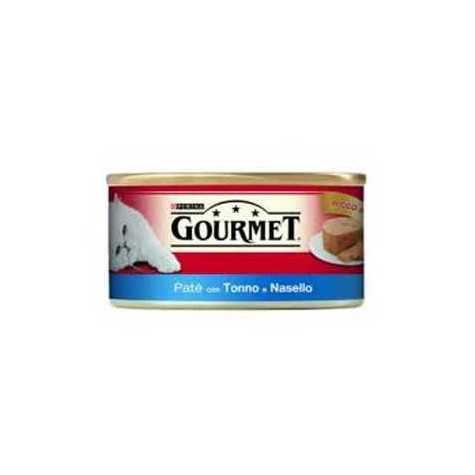 PURINA Gourmet Paté avec Thon et Nasello 195 g.