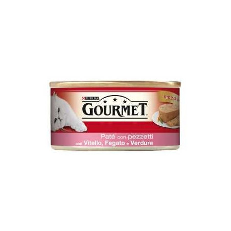 PURINA Gourmet Paté con Vitello Fegato e Verdure 195 gr. - 