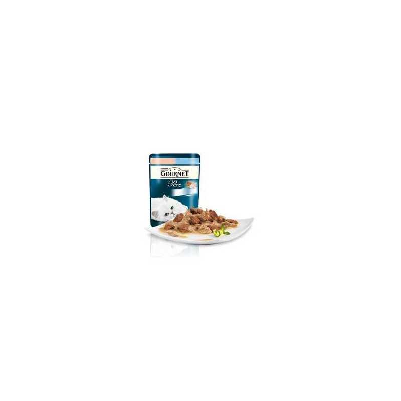 PURINA Gourmet Perle Duetti avec Saumon et Cabillaud 85 g. PURINA Gourmet Perle Duetti avec Saumon et Cabillaud 85 g.
