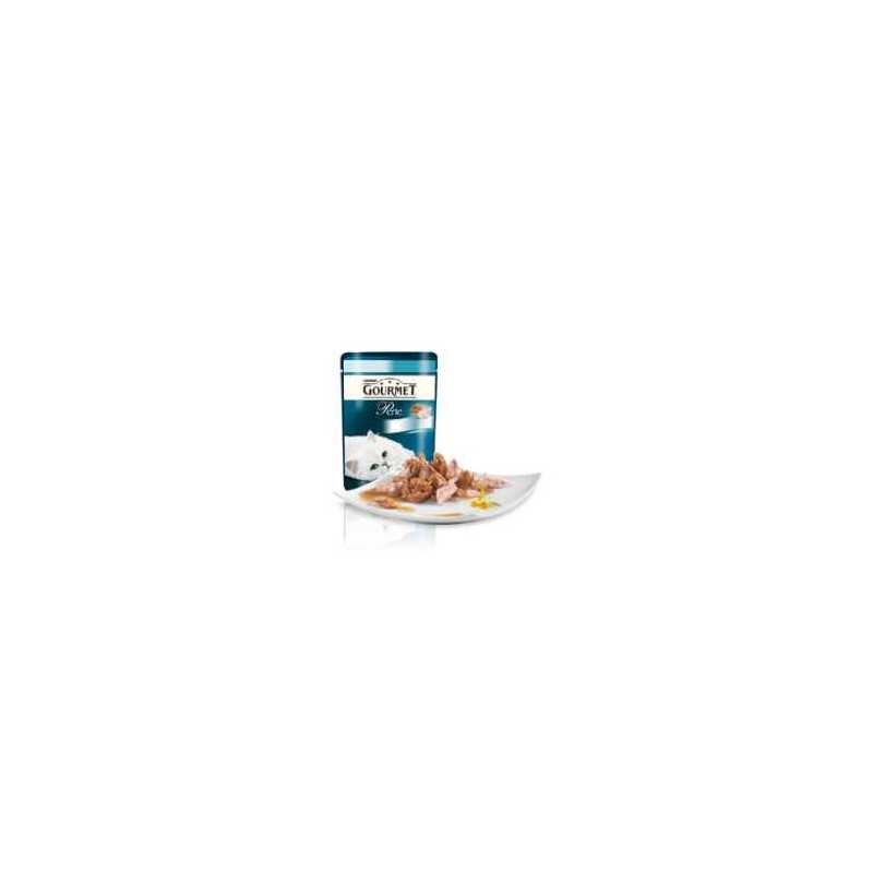 PURINA Gourmet Perle Duetti di Mare avec Poisson dell'Oceano et Thon 85 g.