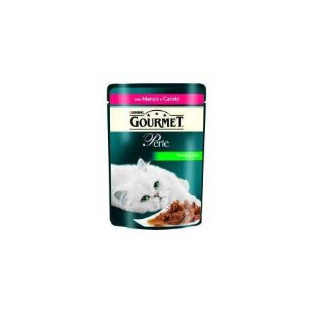 PURINA Gourmet Perle Filetti in Salsa con Manzo e Carote 85 gr. - 