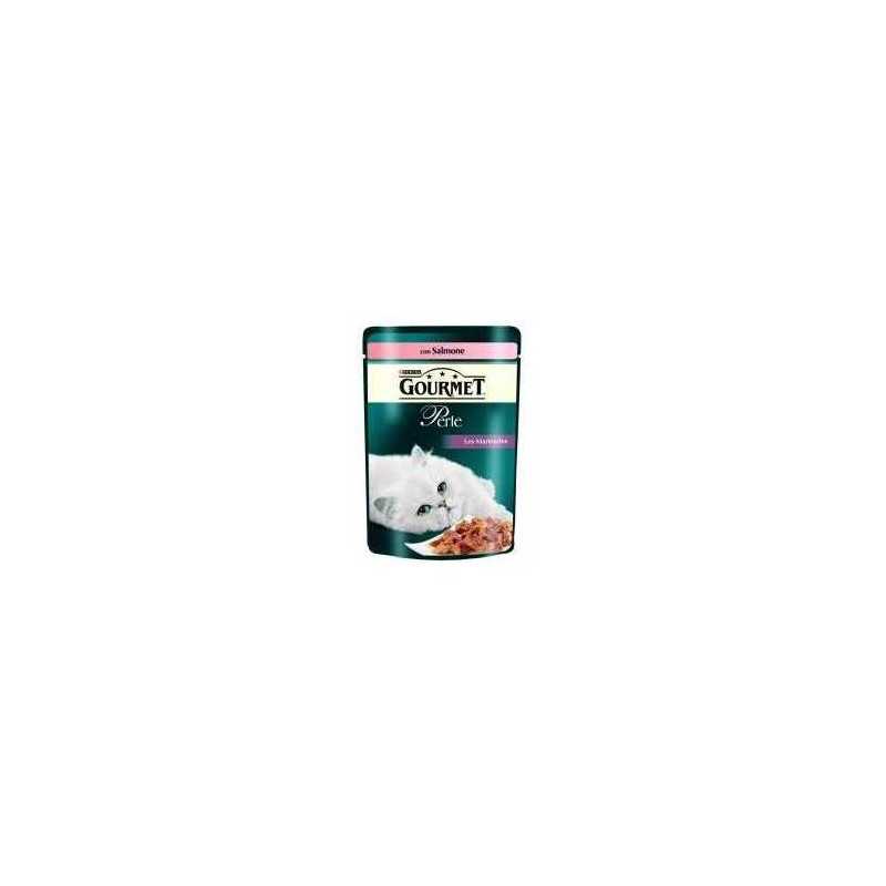 PURINA Gourmet Perle Filetti en sauce avec Saumon 85 g. PURINA Gourmet Perle Filetti en sauce avec Saumon 85 g.