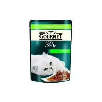 PURINA Gourmet Perle Filets in Sauce mit Gemüse und Wild 85 gr.