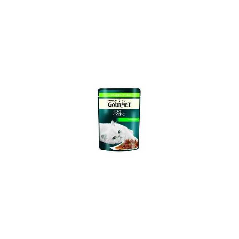 PURINA Gourmet Perle Filetti en sauce avec Légumes et Selvaggina 85 g. PURINA Gourmet Perle Filetti en sauce avec Légumes et Selvaggina 85 g.