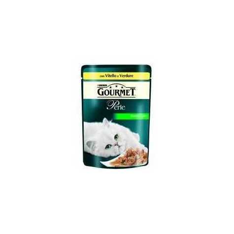 PURINA Gourmet Perle Filetti in Salsa con Vitello e Verdure 85 gr. - 