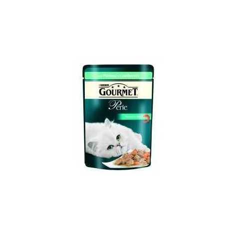 PURINA Gourmet Perle Piaceri Del Mare avec Platessa et Crevettes Interi 85 g.