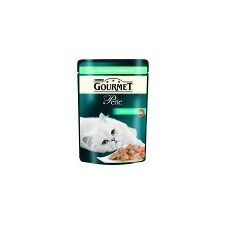 PURINA Gourmet Perle Piaceri Del Mare con Platessa e Gamberetti Interi 85 gr. - 