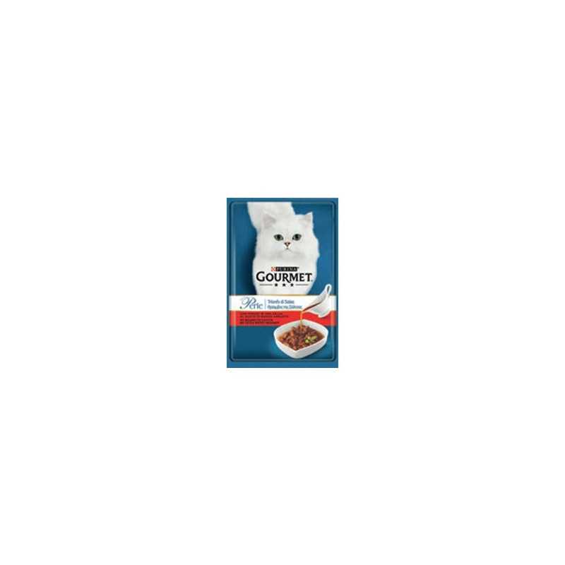 PURINA Gourmet Perle Trionfo di Salsa avec Bœuf 85 g. PURINA Gourmet Perle Trionfo di Salsa avec Bœuf 85 g.