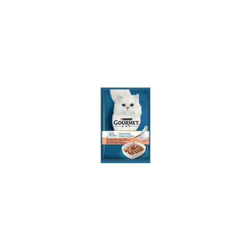PURINA Gourmet Perle Trionfo di Salsa avec Saumon 85 g. PURINA Gourmet Perle Trionfo di Salsa avec Saumon 85 g.