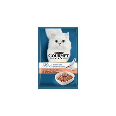 PURINA Gourmet Perle Trionfo di Salsa con Salmone 85 gr. - 