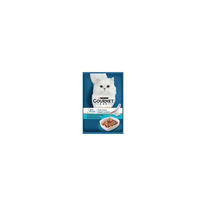 PURINA Gourmet Perle Trionfo di Salsa avec Thon 85 g.