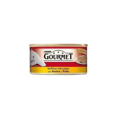 PURINA Gourmet Soffice Mousse avec Canard et Poulet 195 g.