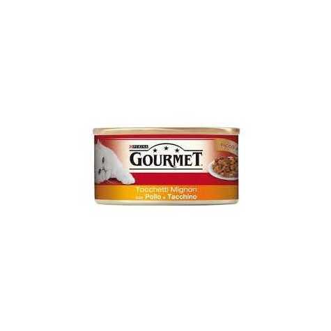 PURINA Gourmet Tocchetti Mignon avec Poulet et Dinde 195 g.