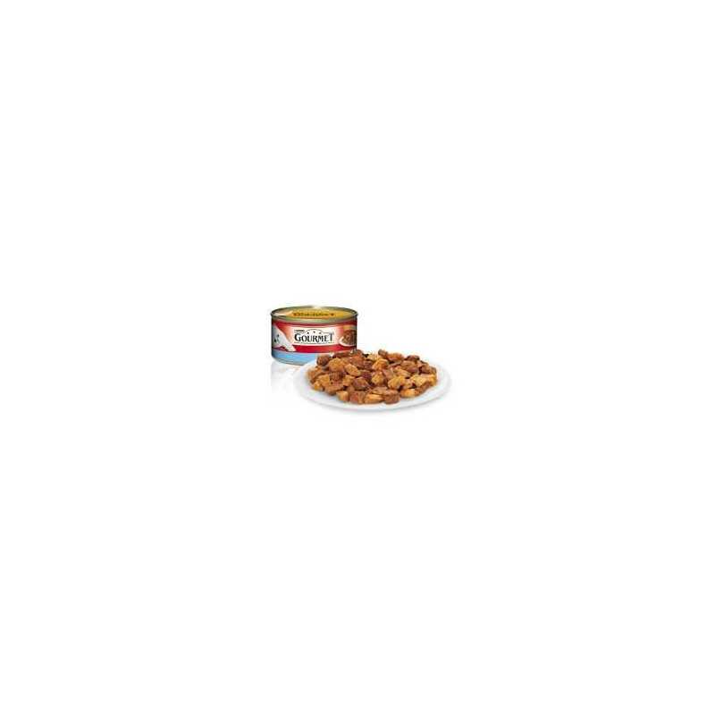 PURINA Gourmet Tocchetti Mignon avec Truite et Saumon 195 g. PURINA Gourmet Tocchetti Mignon avec Truite et Saumon 195 g.