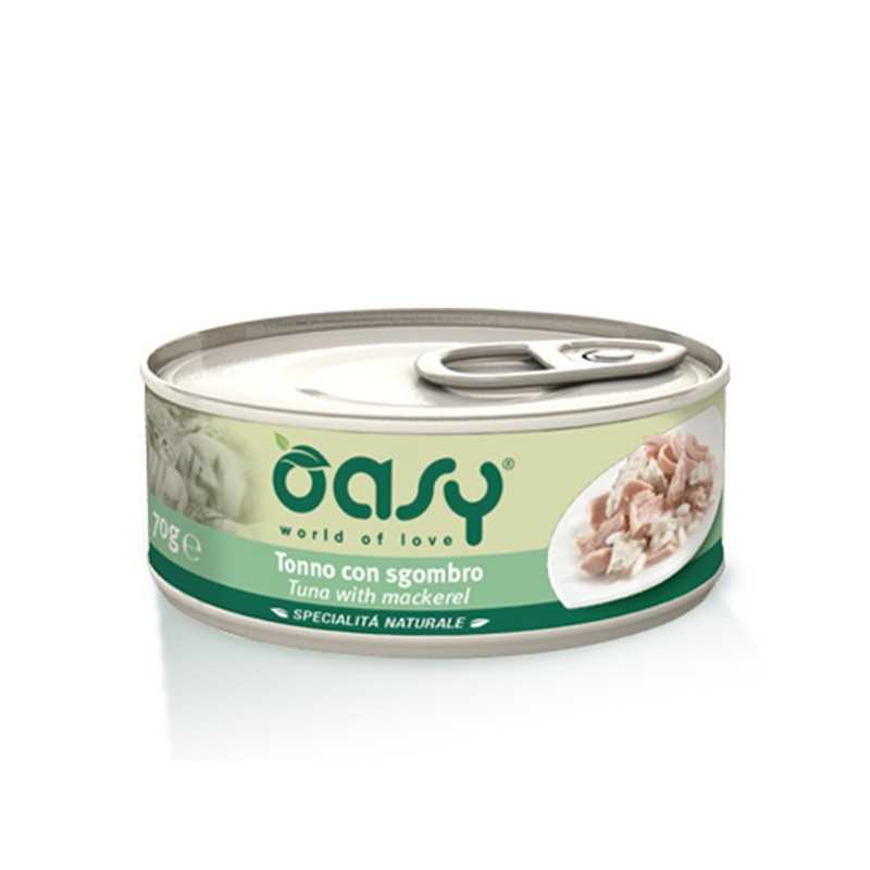 OASY Spécialité Naturel Thon avec Sgombro 70 g. OASY Spécialité Naturel Thon avec Sgombro 70 g.