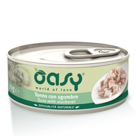 OASY Specialità Naturale Tonno con Sgombro 70 gr. - 