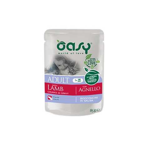 OASY Bocconcini en sauce Adult avec Agneau 85 g.