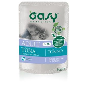 OASY Chunks in Sauce Adult with Tuna 85 gr.