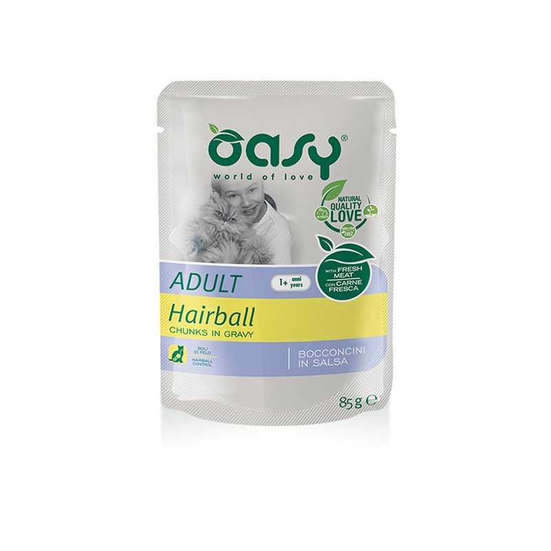 OASY Bocconcini en sauce Adult avec Hairball 85 g.